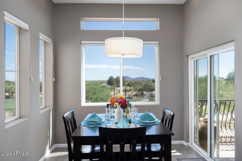 Kitchen Dining with a View