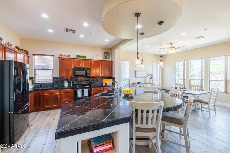 Kitchen and Dining Area