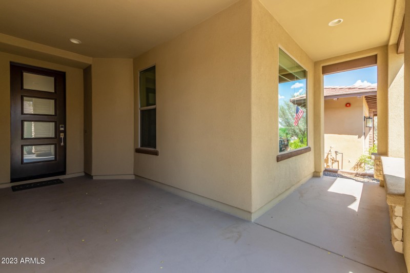 Entry and Covered Patio