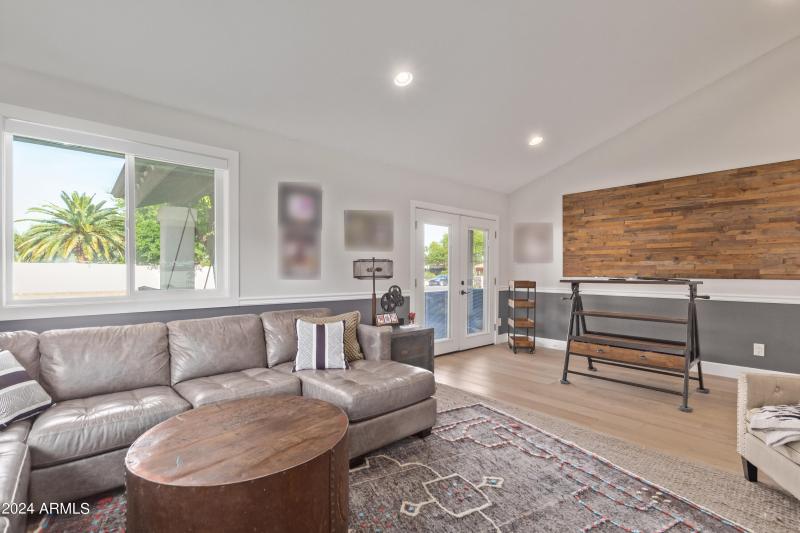 SEPARATE GREAT ROOM - PATIO DOORS