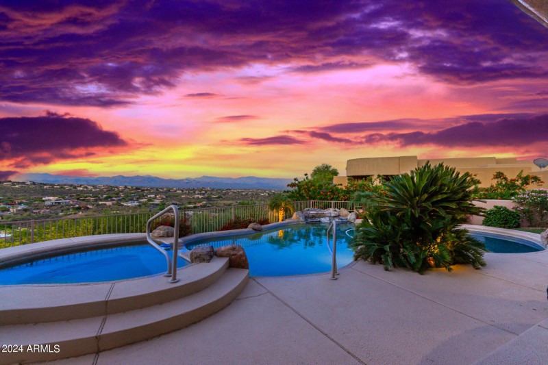 Private Backyard with Mountain Views