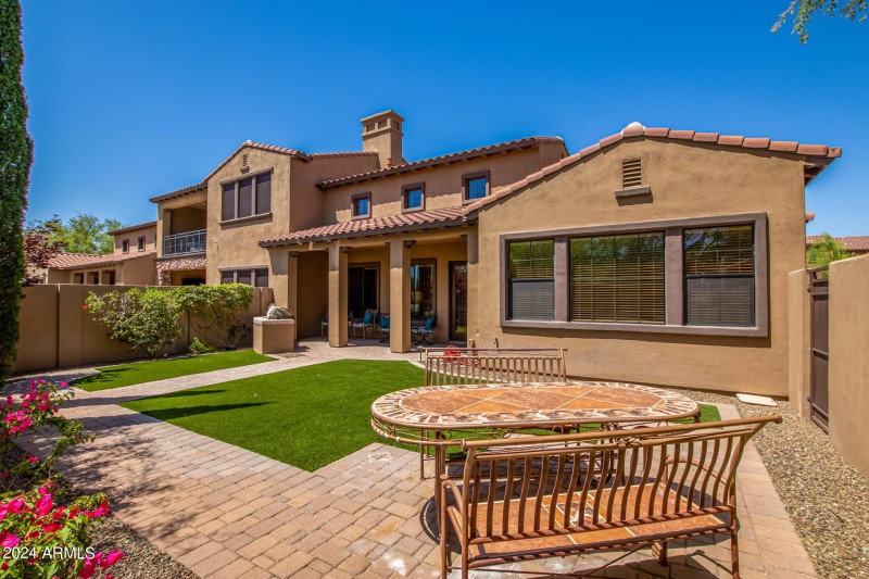 Private Backyard with Turf