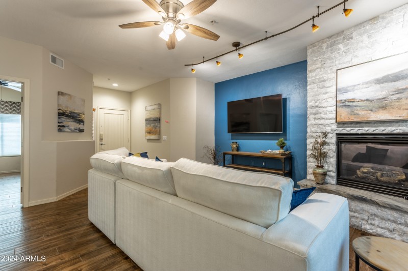 New TV in living room