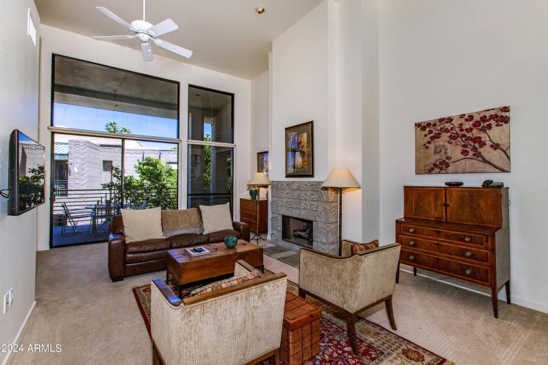 Living Room w/ Fireplace