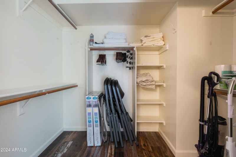Master walk-in closet