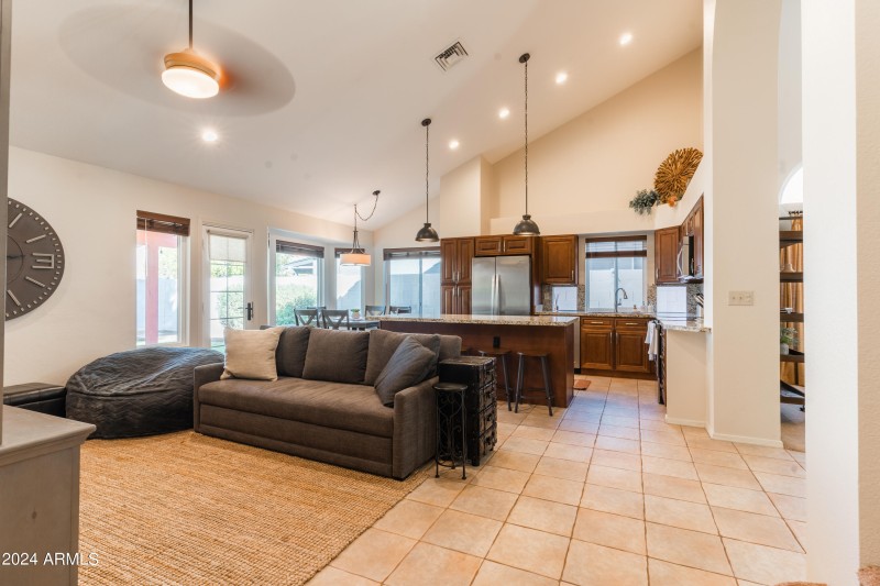 Family room to kitchen