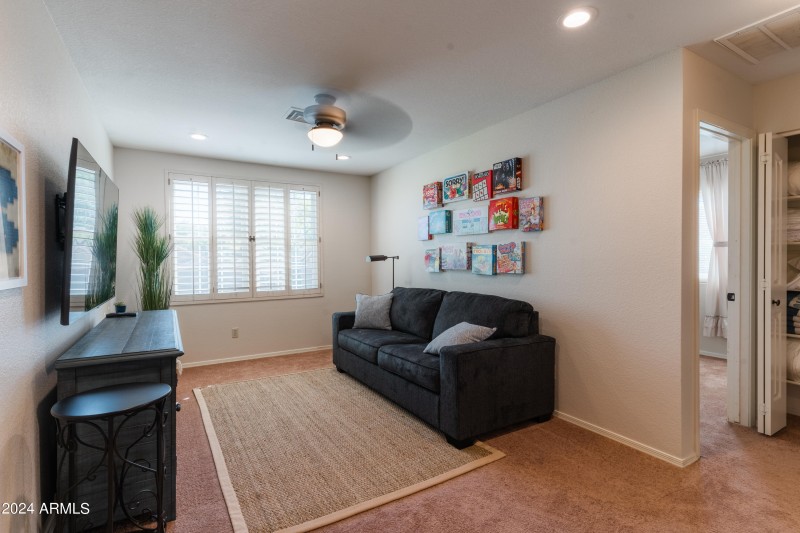 Loft movie/game room