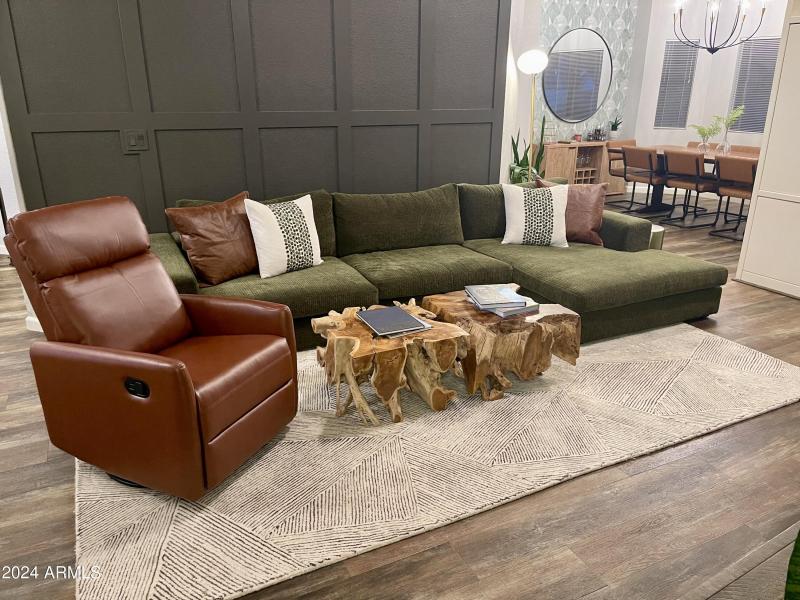 Great Room Opens to Dining Room