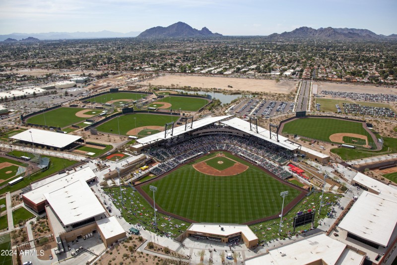 Near Spring Training Baseball