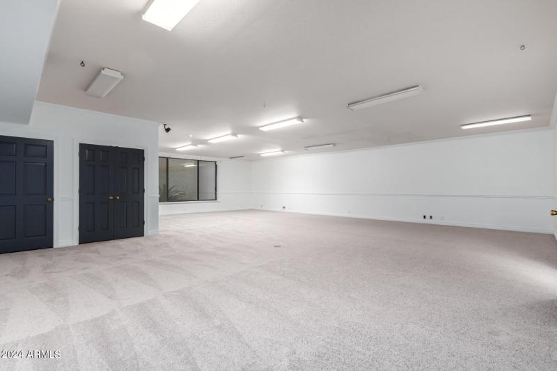 Basement with Storage Closets