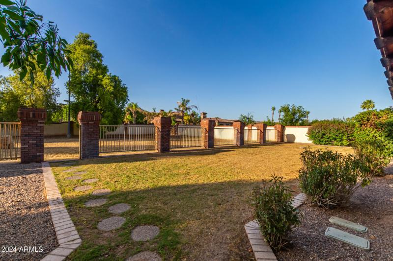 Grass Yard Behind Pool Area
