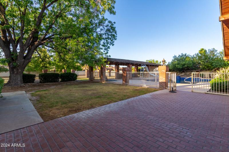 Grass Yard Beside Pool