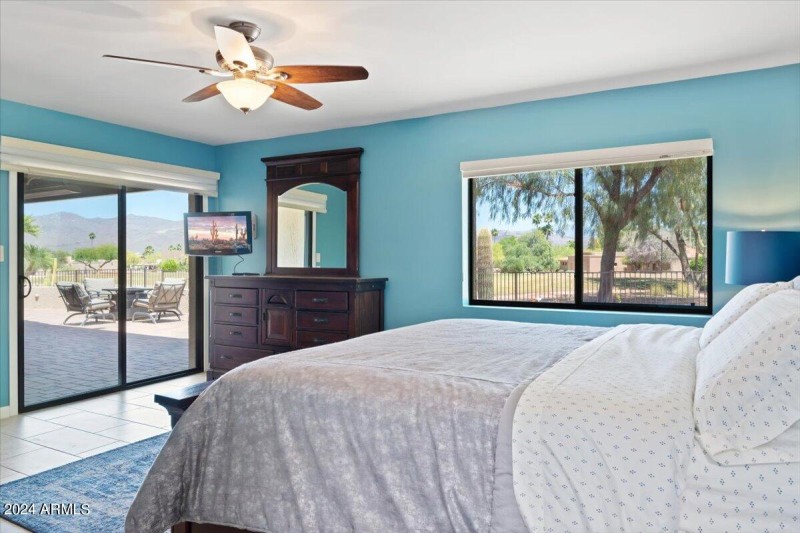 Direct Patio Access & Views From Bed