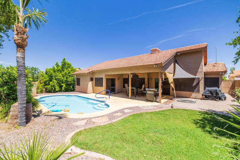 Large Backyard with room to play