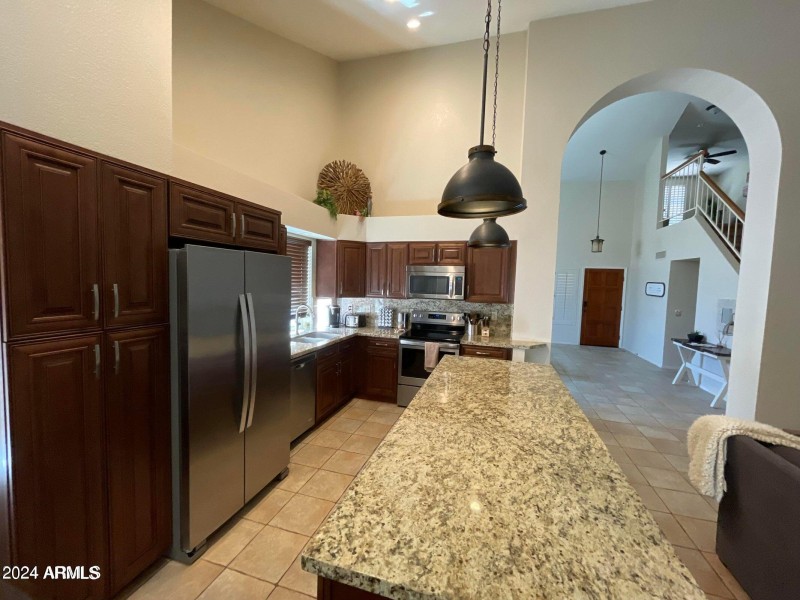 High vaulted ceilings