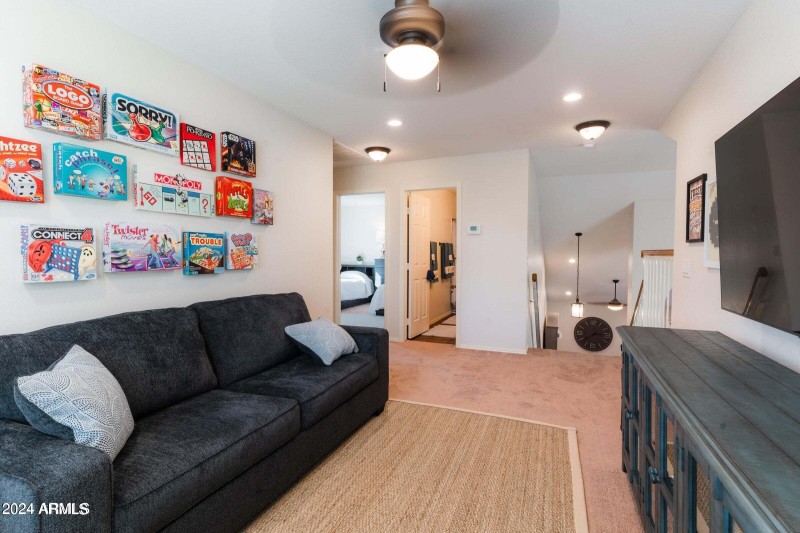 Loft next to bedrooms upstairs