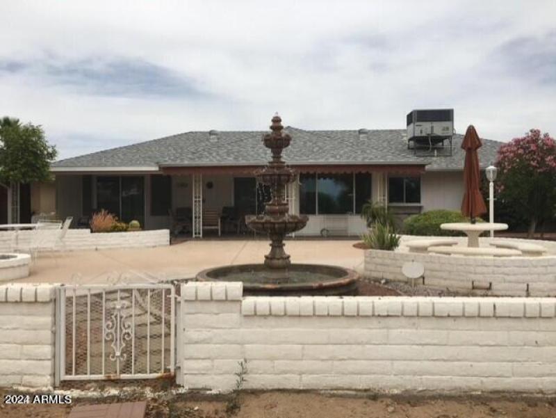 View of the back patio