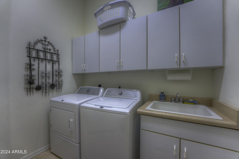 Laundry room off kitchen