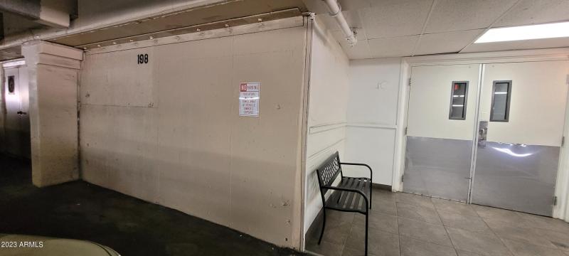 Parking space next to Garage entrance
