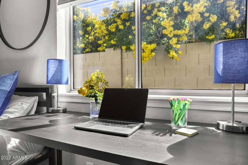 Desk area