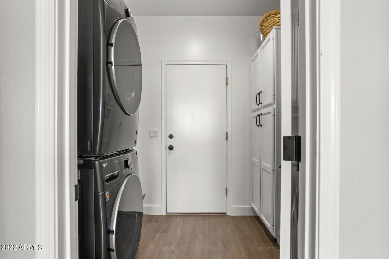 Laundry to garage