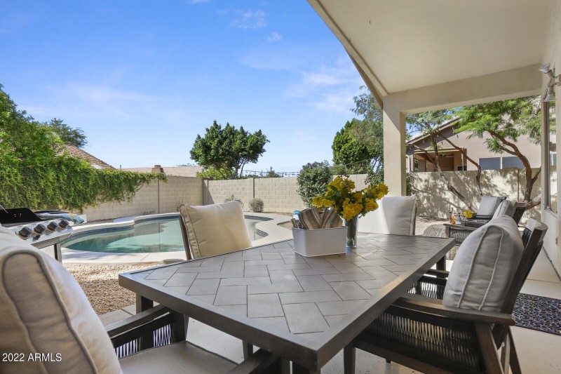 Patio dining