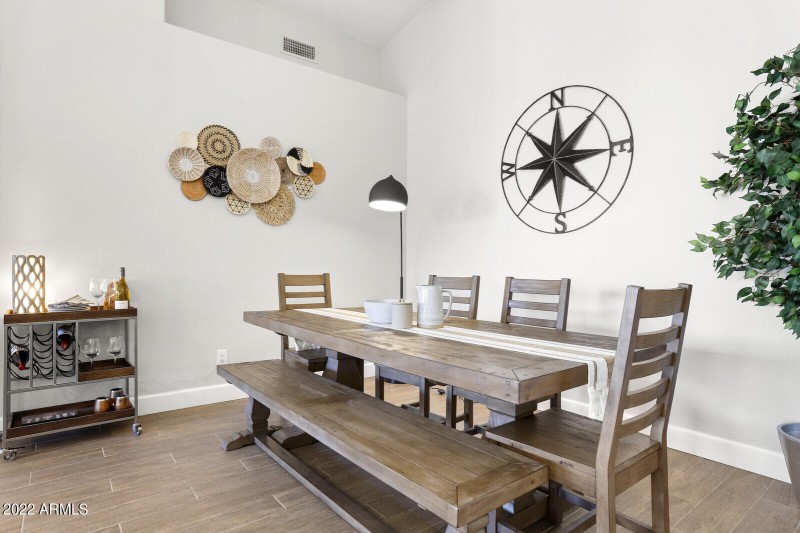 Large dining table