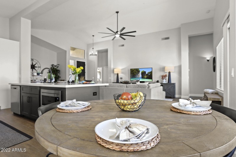 Breakfast table