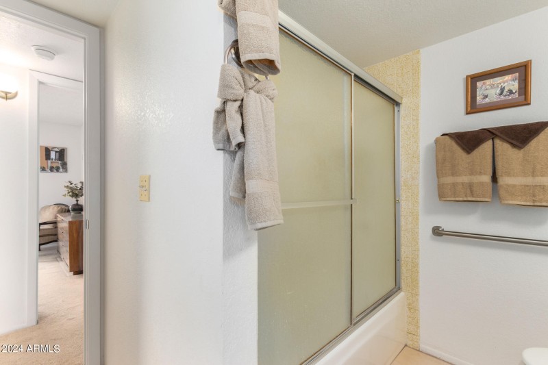 Upstairs full bathroom, view 2