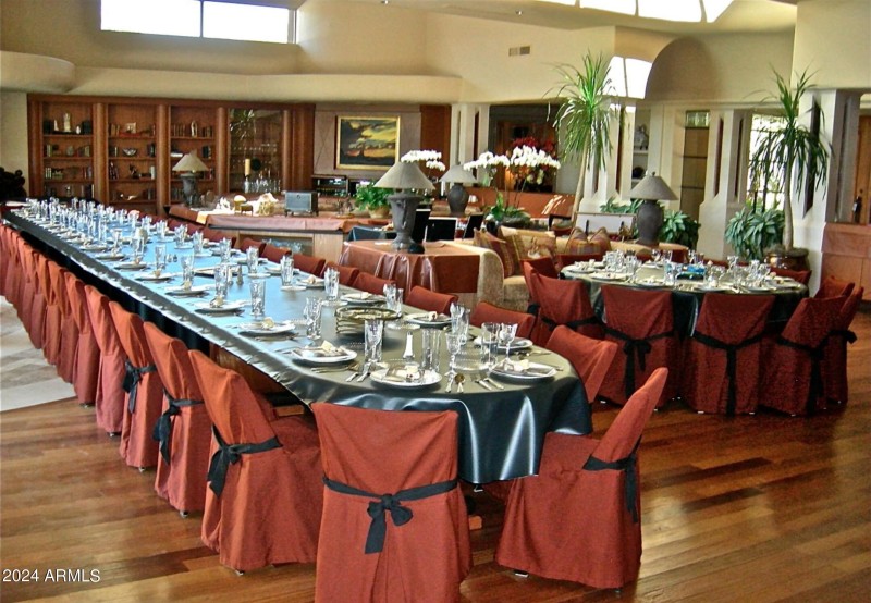 Owner's expanded dining table