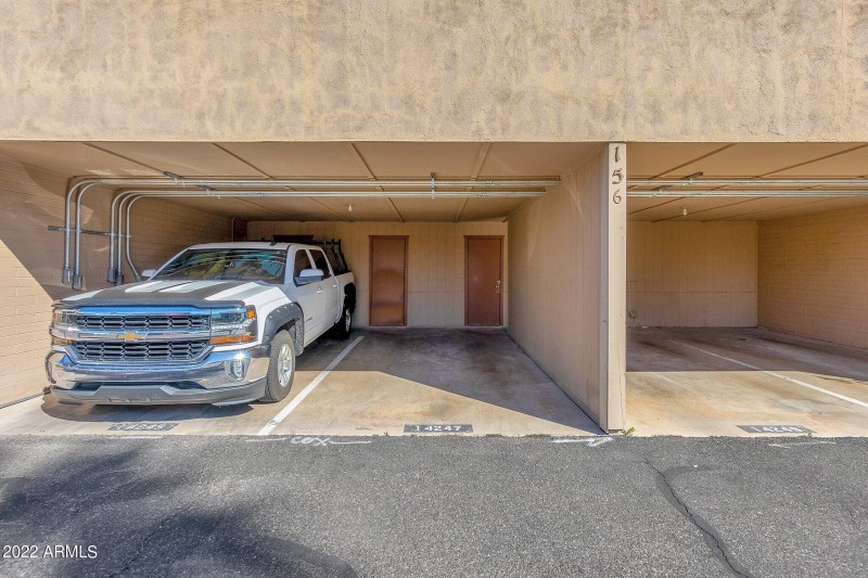 COVERED CARPORT SPACE