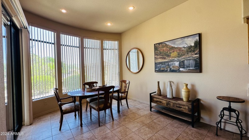 Dining Room with view of patio
