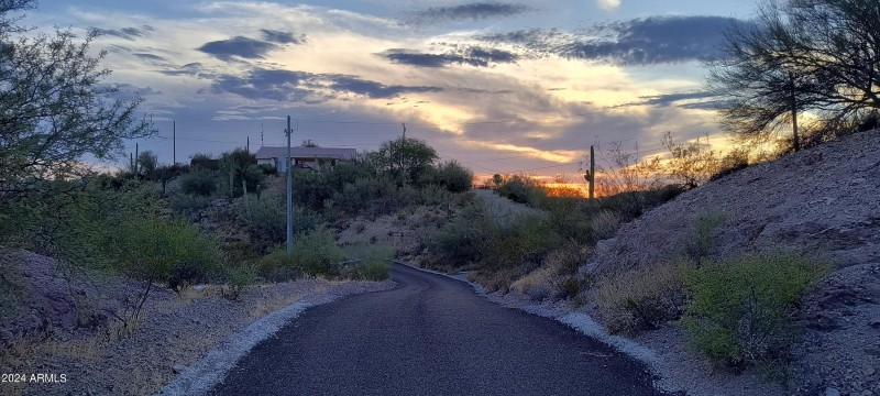Partially Paved Mockingbird rd