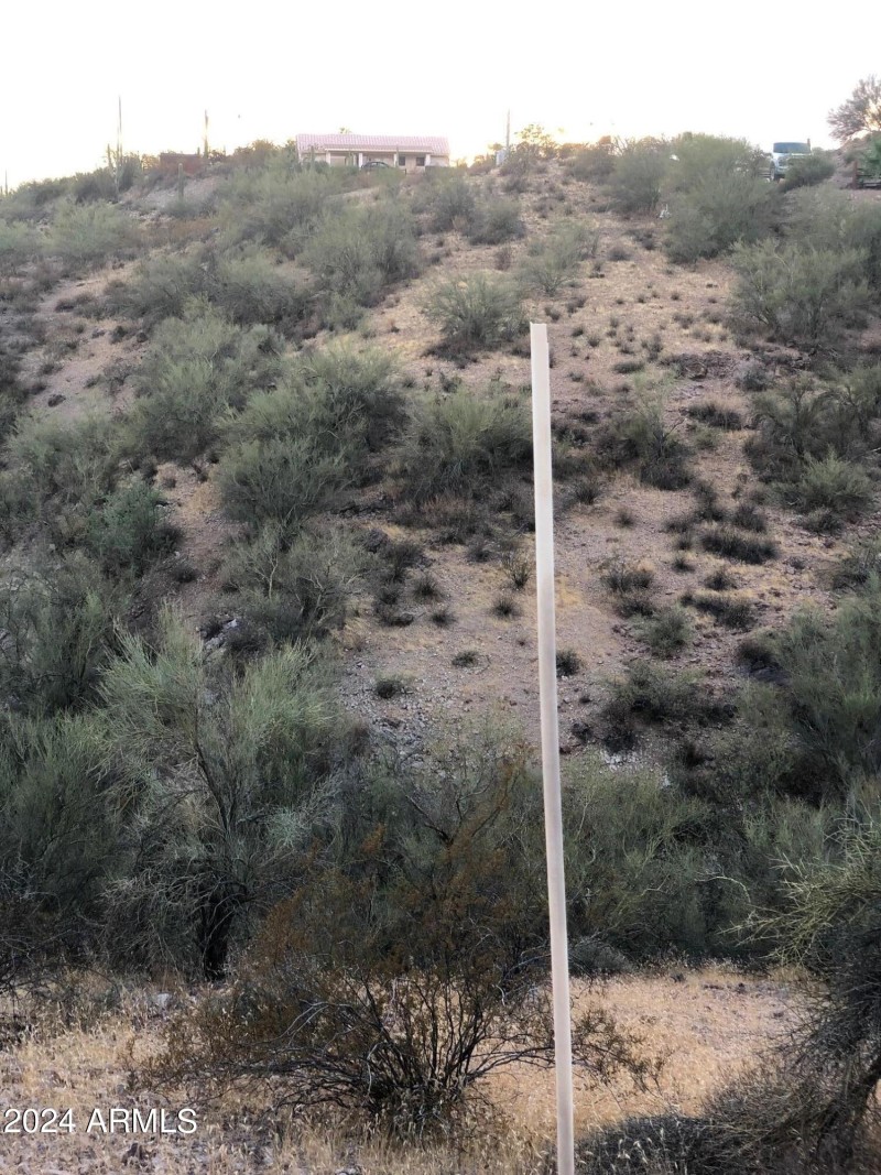 NE Corner Pin looking West