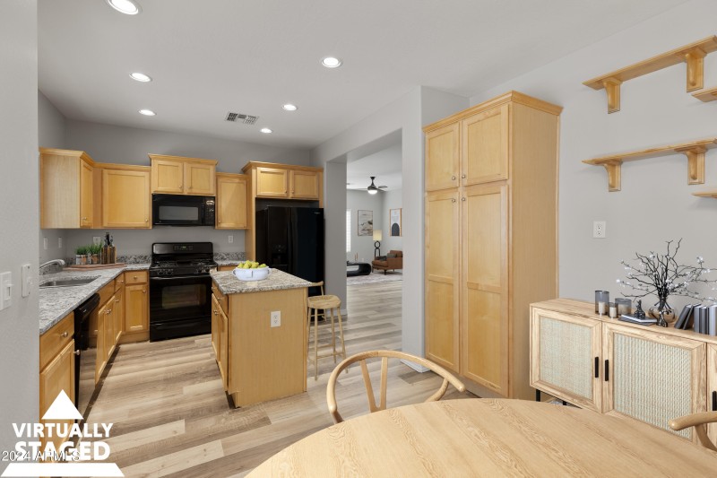 Dining and Kitchen Virtually Staged