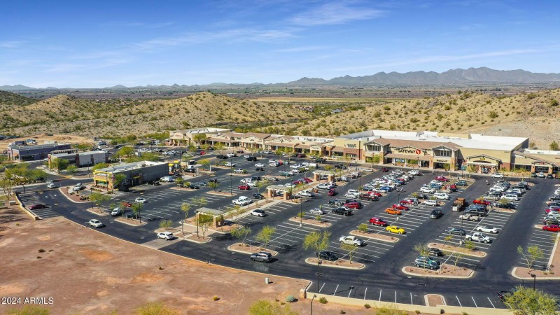 Around the corner from Shopping