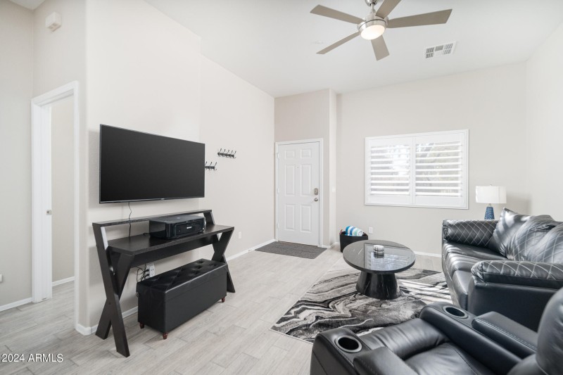 Living room from dining