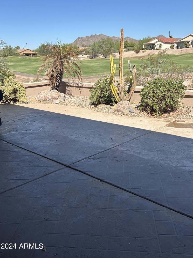 Twilight golf course