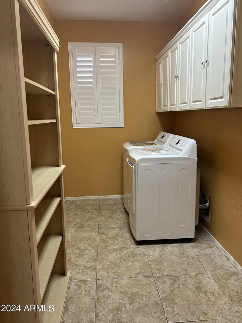 Twilight laundry room