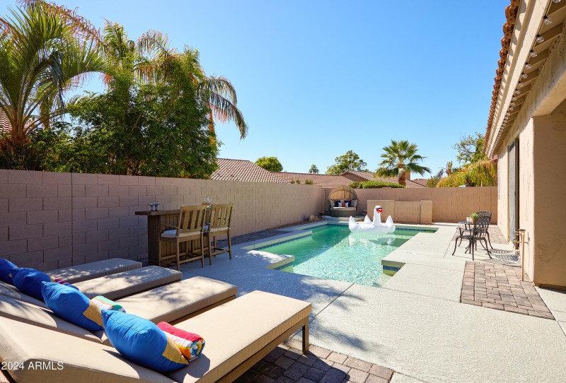 Large Pool Deck Area