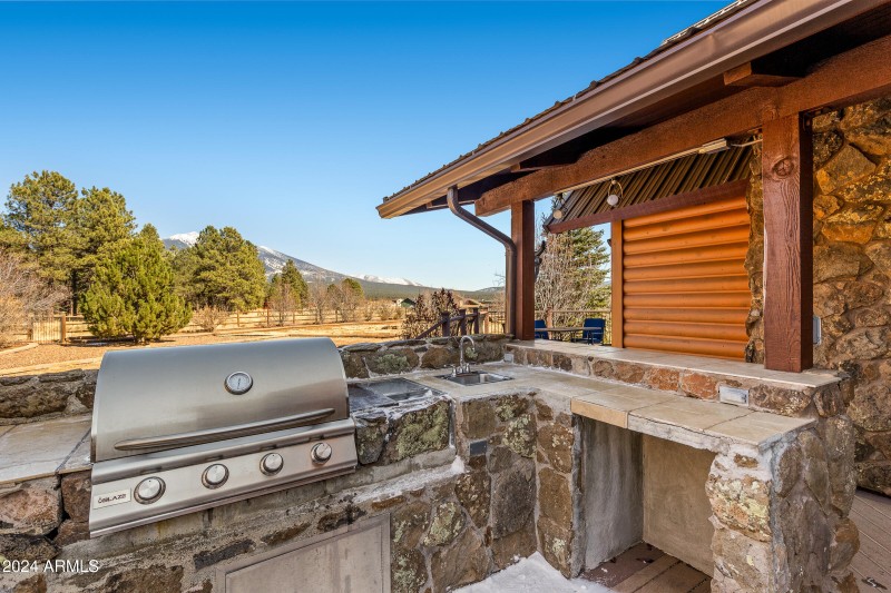 Built in BBQ