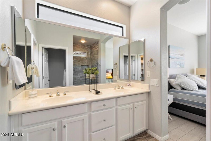 Dual vanity