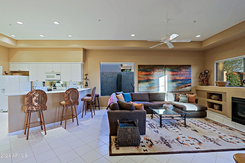 Kitchen and Family Room 1