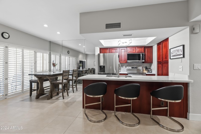 KITCHEN- DINING VIEW