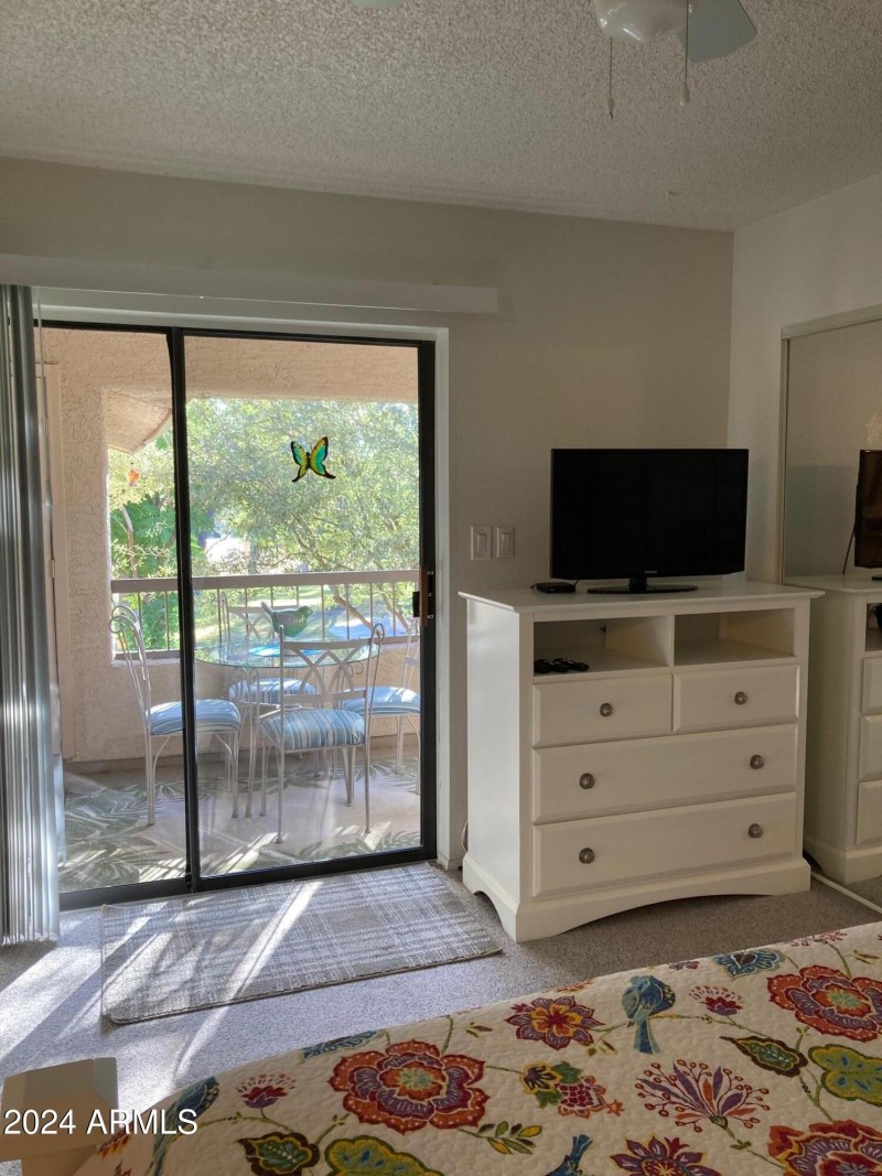 Bedroom with Patio Access