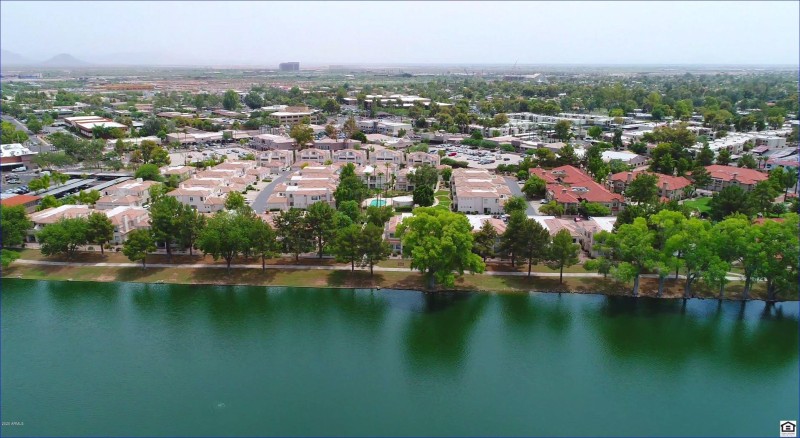 Lake view of Palm Cove