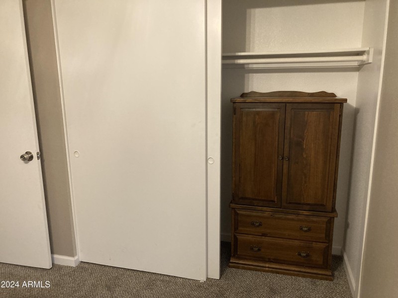 guest closet and dresser