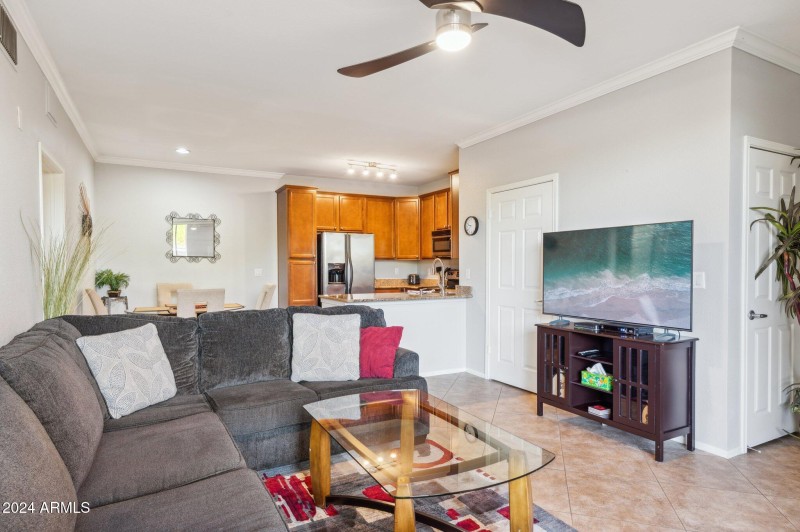 Tile and wood floors