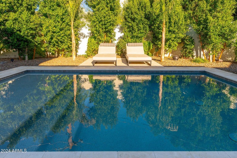 Resort like backyard