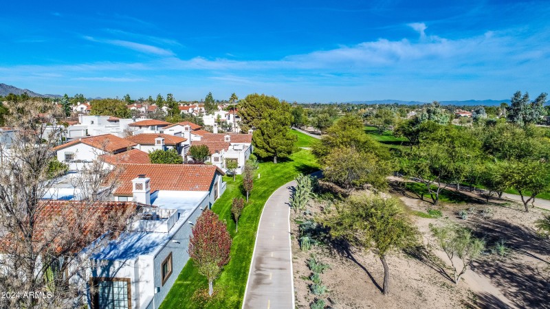 Green Path and trail for miles